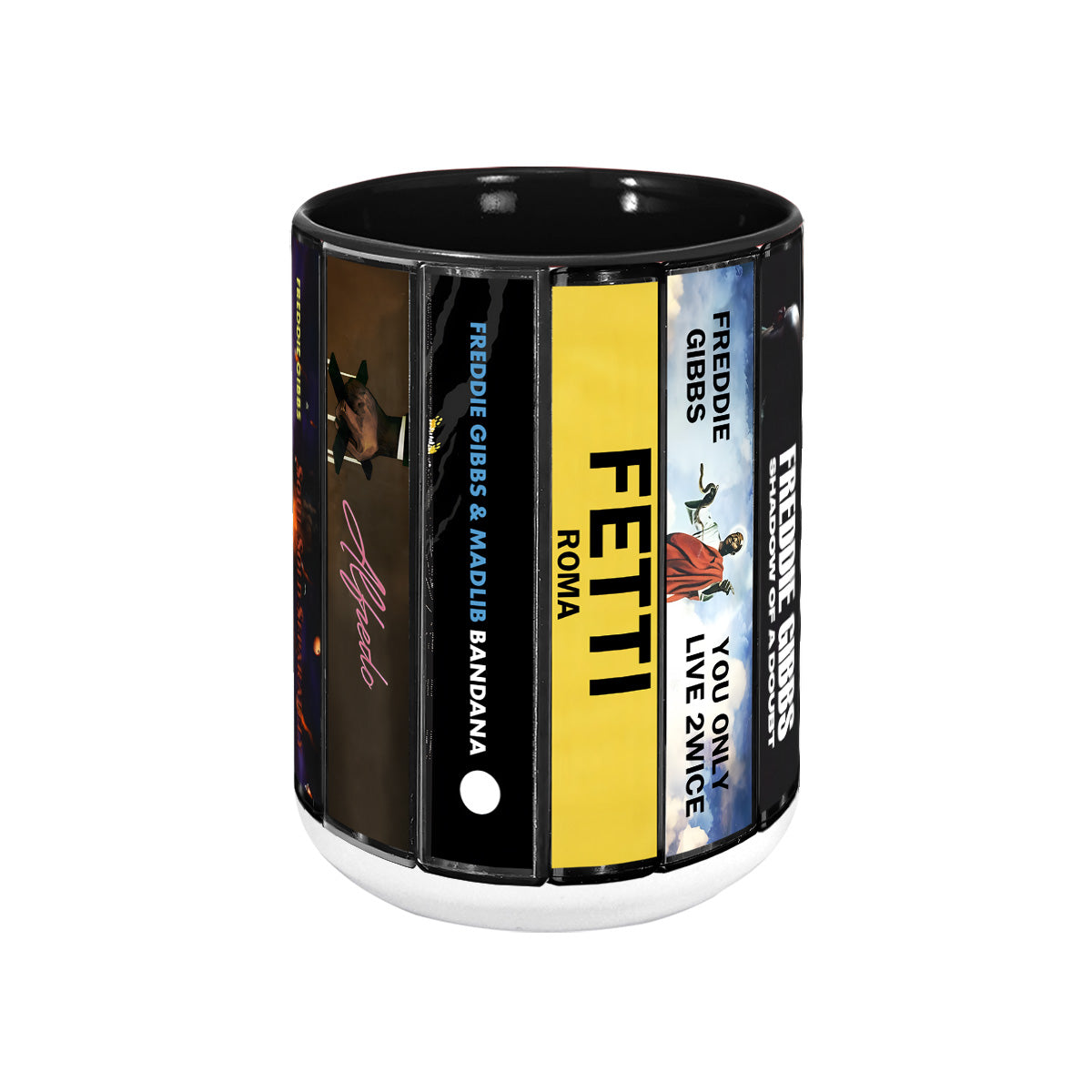 Freddie Gibbs Albums Cassette Collection Retro Accent Mug