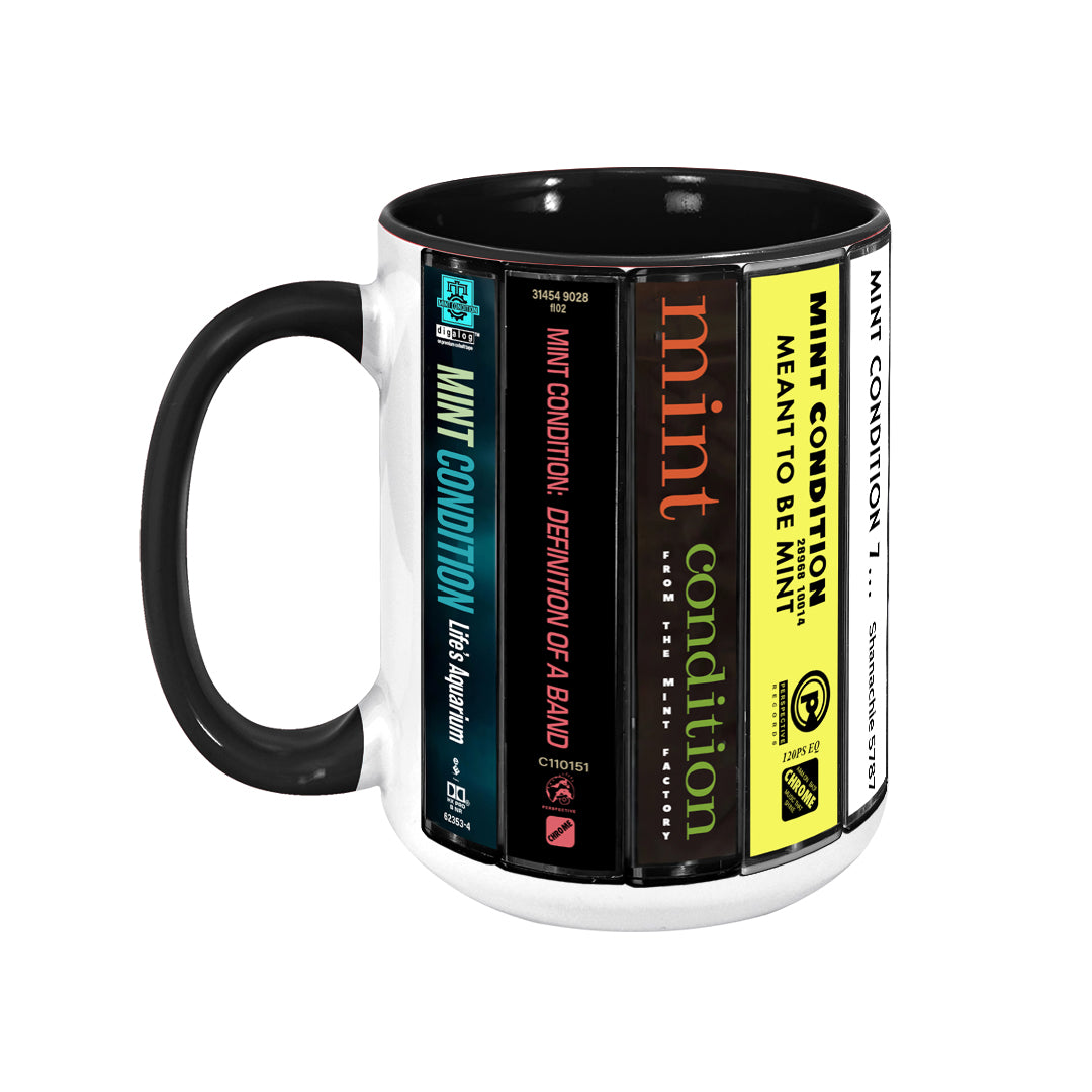 Mint Condition Albums Cassette Retro Collection Accent Mug