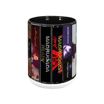 Madrugada Albums Cassette Collection Retro Accent Mug