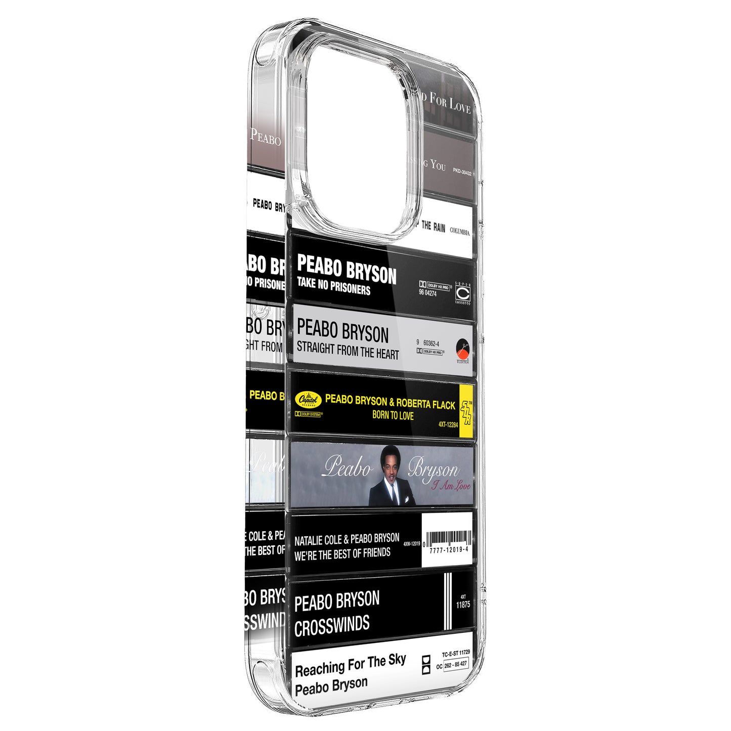 Peabo Bryson Albums Cassette Collection Retro Phone Case