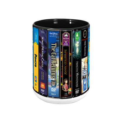 Ghibli Movie Collection Retro Accent Mug