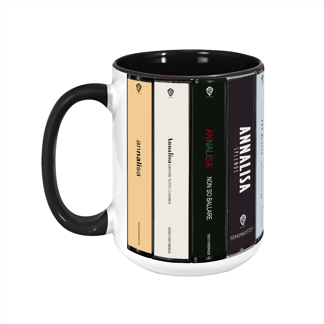 Annalisa Albums Cassette Collection Retro Accent Mug