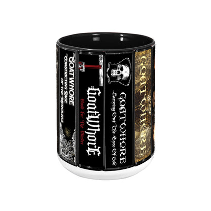 Goatwhore Albums Cassette Collection Retro Accent Mug