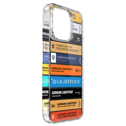 Gordon Lightfoot Albums Cassette Collection Retro Phone Case