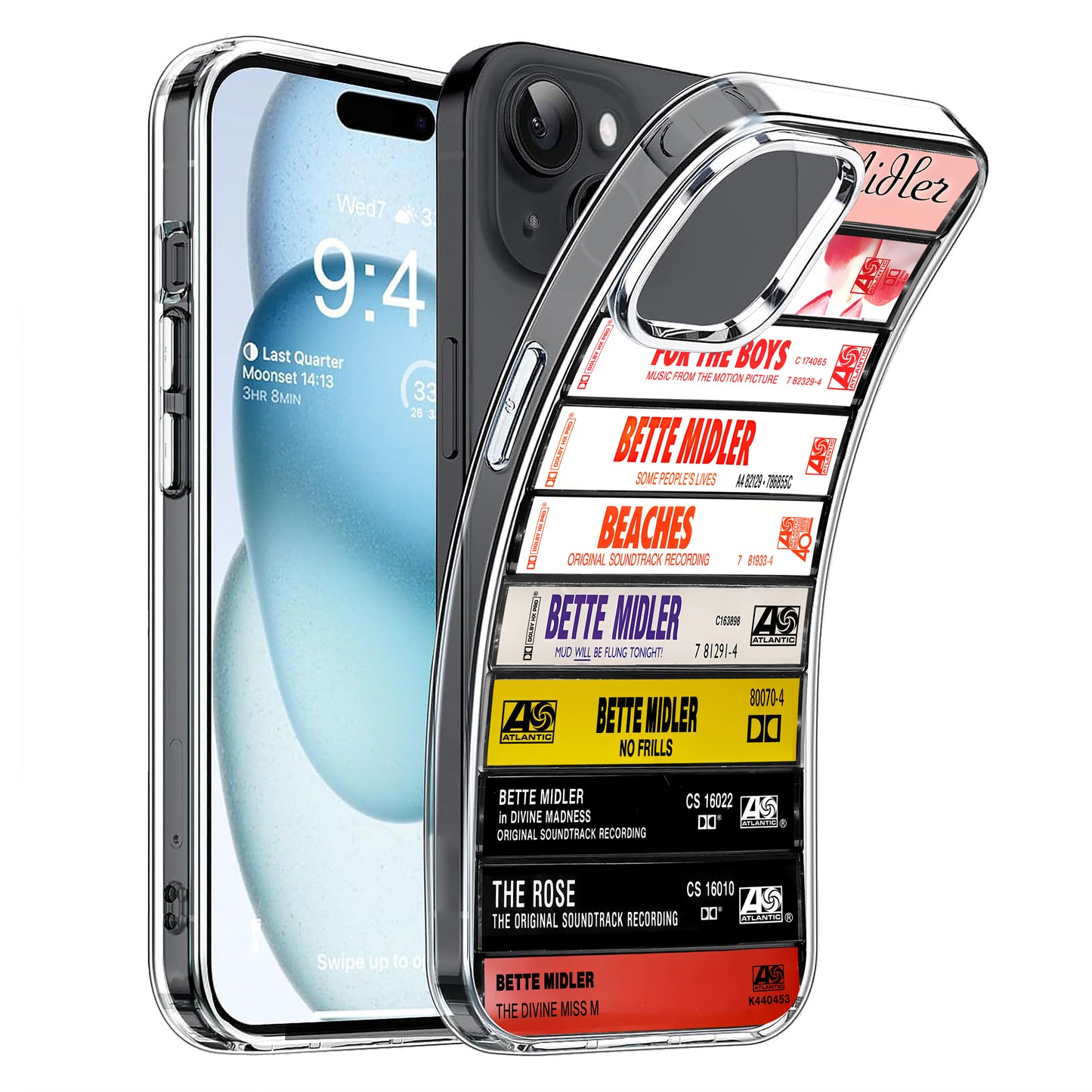 Bette Midler Albums Cassette Collection Retro Phone Case