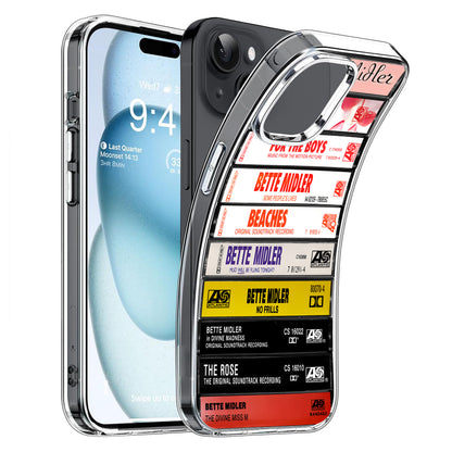 Bette Midler Albums Cassette Collection Retro Phone Case