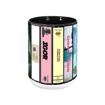 Tyler, the Creator Albums Cassette Collection Retro Accent Mug