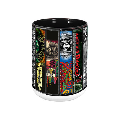 Rob Zombie Albums Cassette Collection Retro Accent Mug