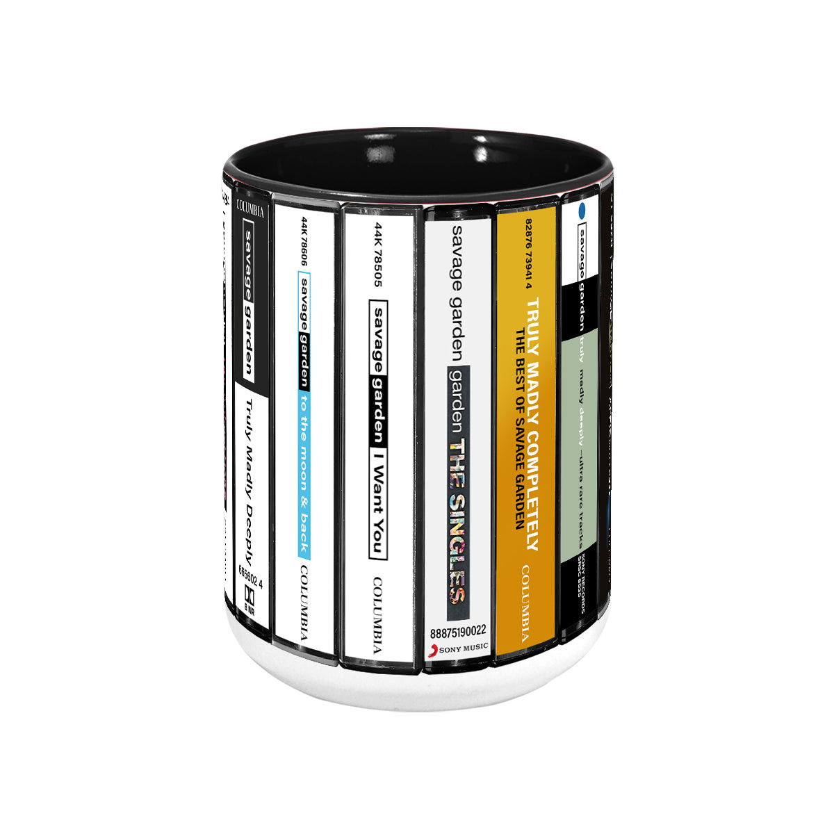 Savage Garden Albums Cassette Collection Retro Accent Mug