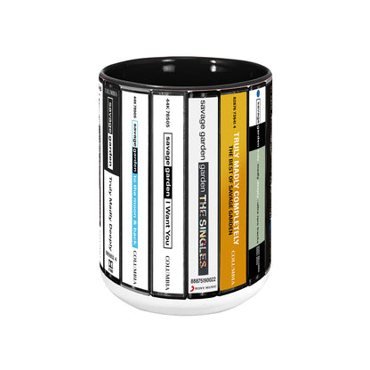 Savage Garden Albums Cassette Collection Retro Accent Mug