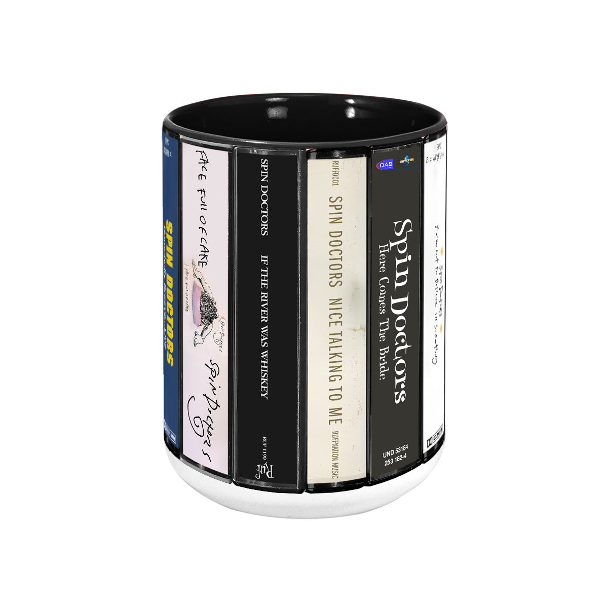 Spin Doctors Albums Cassette Collection Retro Accent Mug
