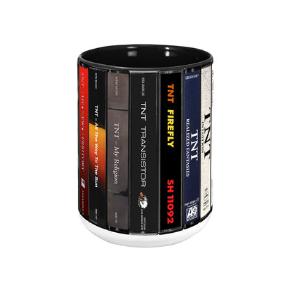 TNT Albums Cassette Collection Retro Accent Mug