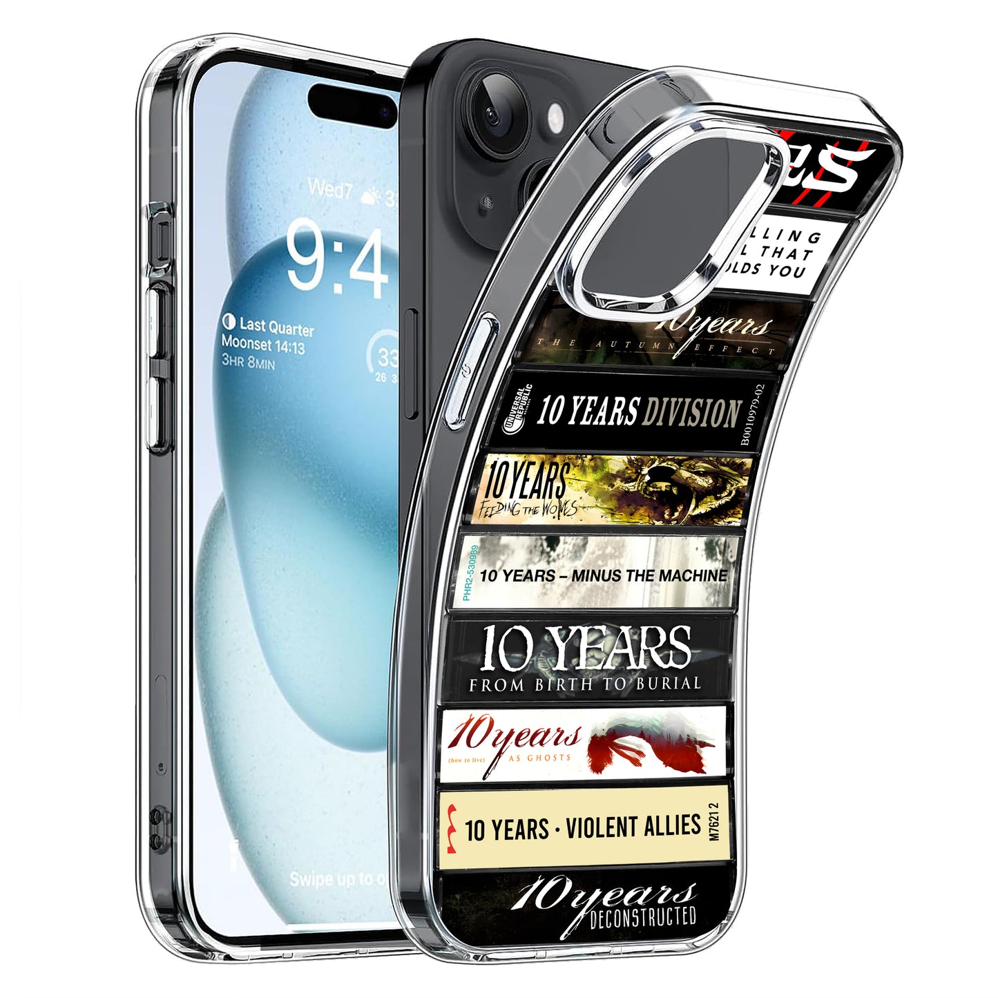 10 Years Albums Cassette Collection Retro Phone Case