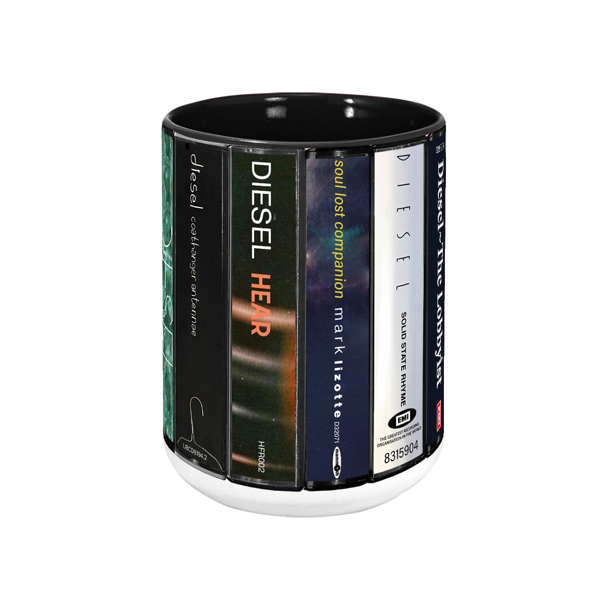 Diesel Albums Cassette Collection Retro Accent Mug