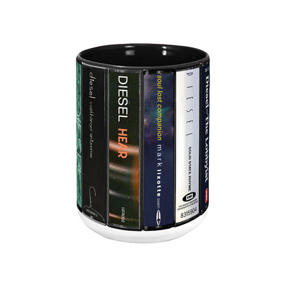Diesel Albums Cassette Collection Retro Accent Mug