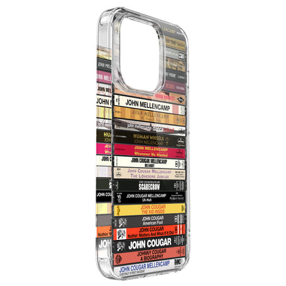 John Cougar Mellencamp Albums Cassette Collection Retro Phone Case