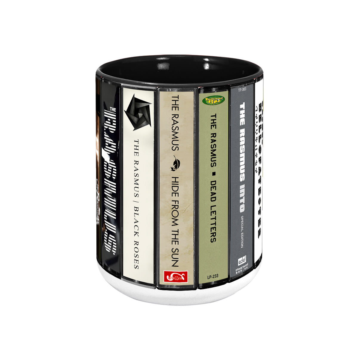 The Rasmus Albums Cassette Collection Retro Accent Mug