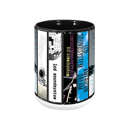 LCD Soundsystem Albums Cassette Collection Retro Accent Mug