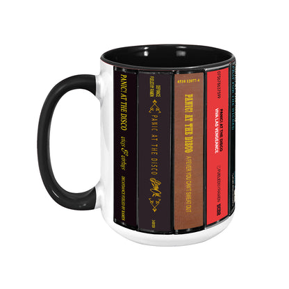 Panic! at the Disco Albums Cassette Collection Retro Accent Mug