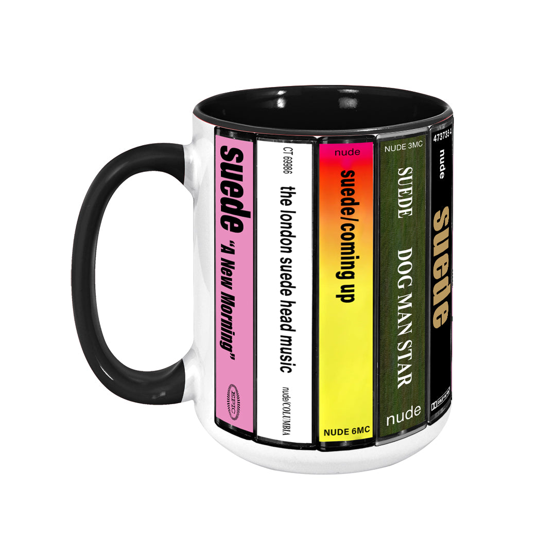 London Suede Albums Cassette Collection Retro Accent Mug