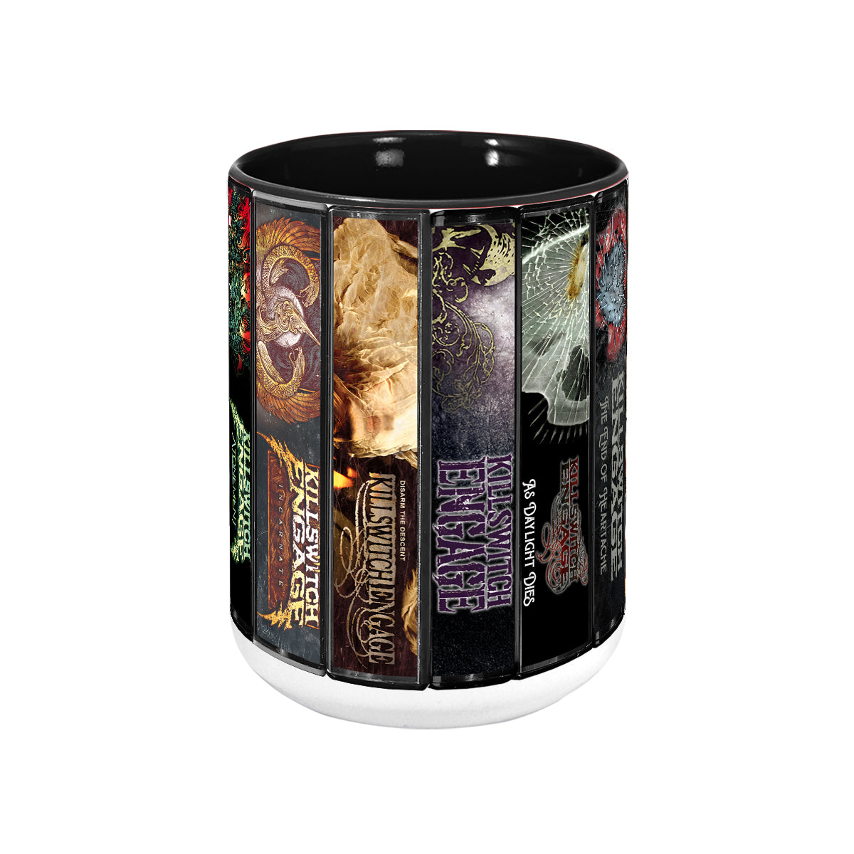 Killswitch Engage Albums Cassette Collection Retro Accent Mug