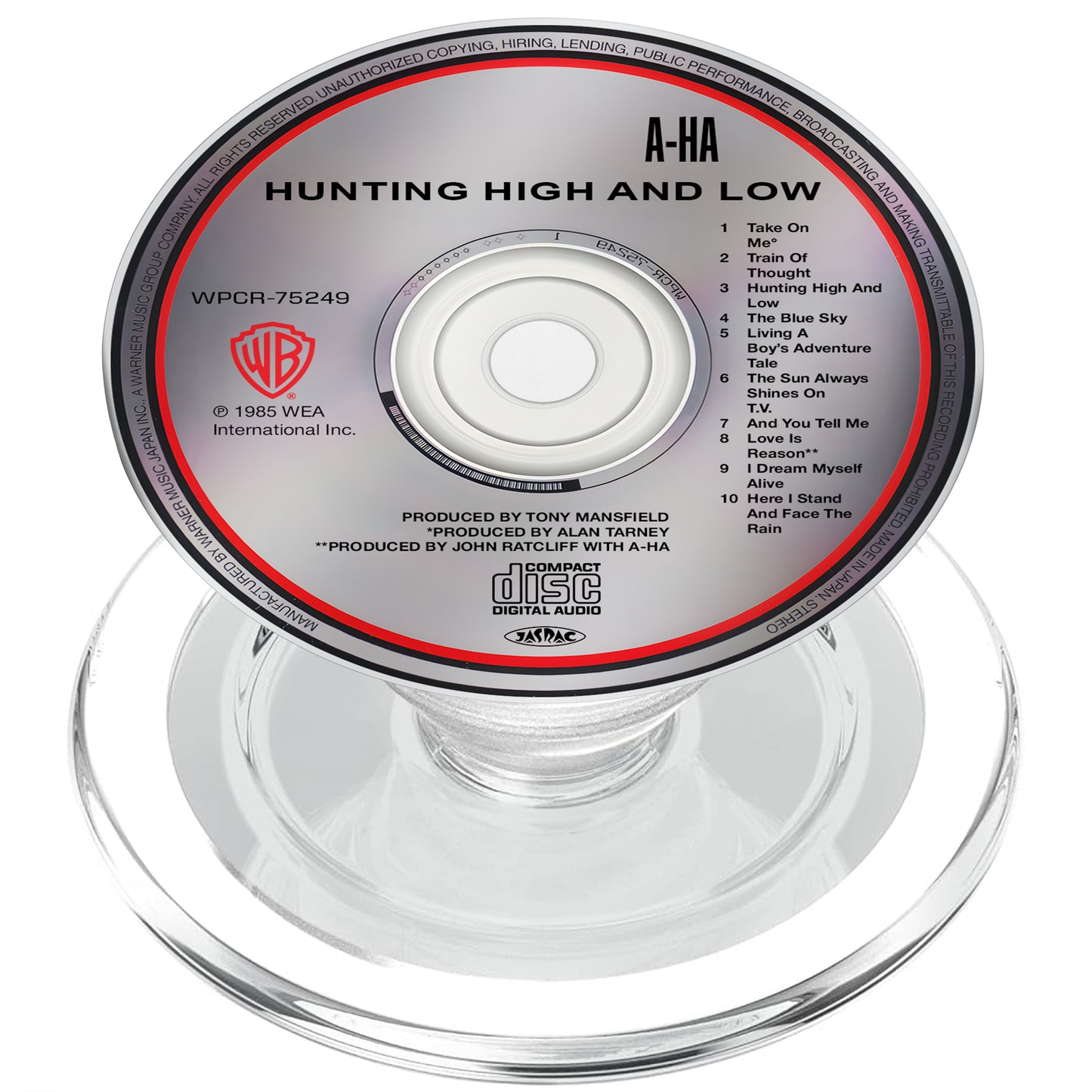 Hunting High and Low CD Magnetic Phone Grip - A-ha