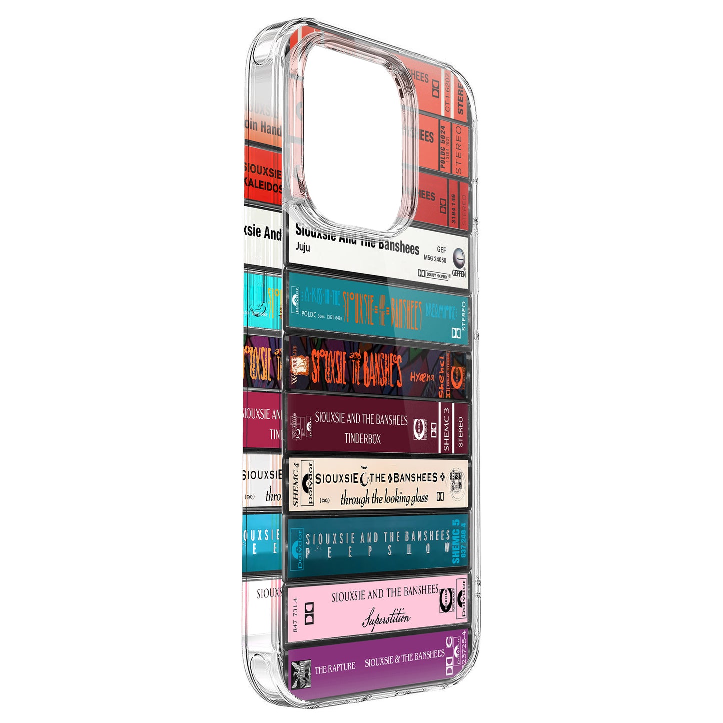 Siouxsie and the Banshees Albums Cassette Collection Retro Phone Case