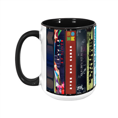 Minus the Bear Albums Cassette Collection Retro Accent Mug