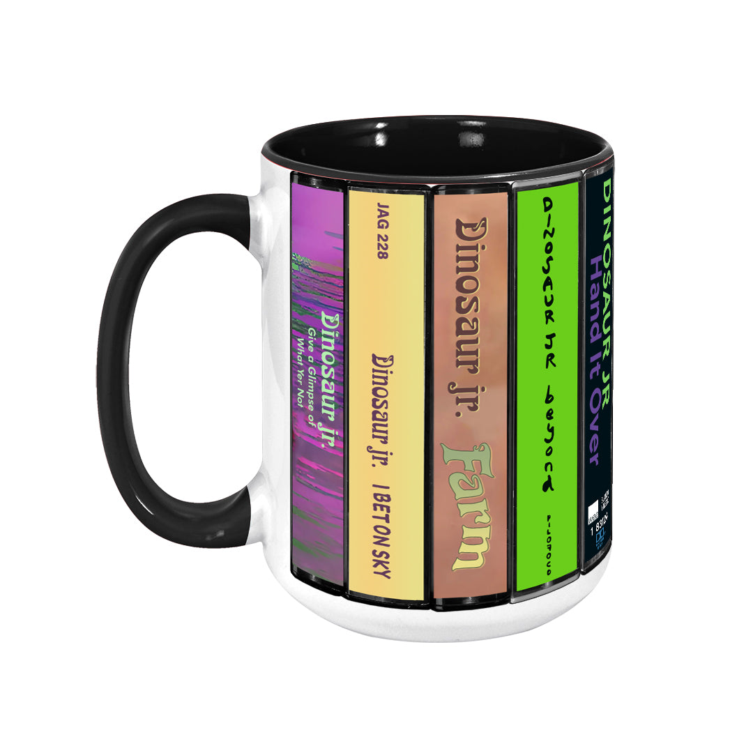 Dinosaur Jr Albums Cassette Collection Retro Accent Mug