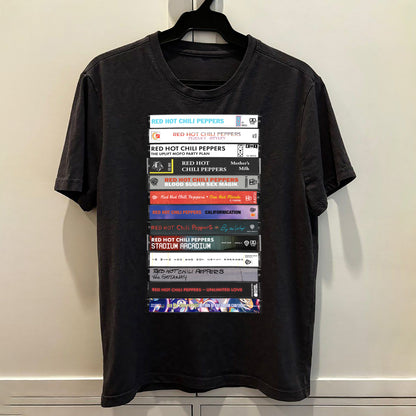 Red Hot Chili Peppers Albums Cassette Retro Collection Premium Unisex T-Shirt