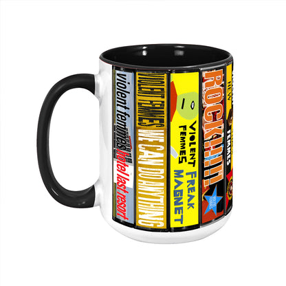Violent Femmes Albums Cassette Collection Retro Accent Mug