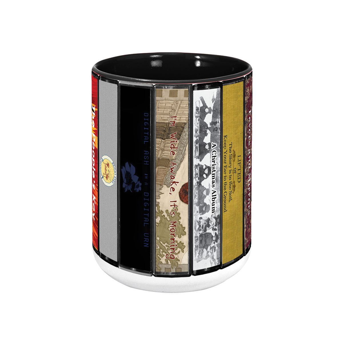 Bright Eyes Albums Cassette Collection Retro Accent Mug