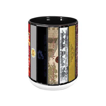 Bright Eyes Albums Cassette Collection Retro Accent Mug