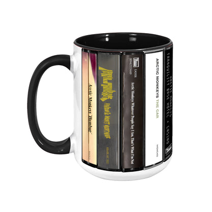 Arctic Monkeys Albums Retro Cassette Collection Accent Mug