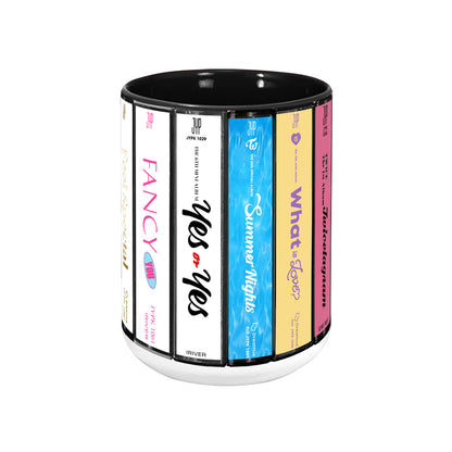 Twice Albums Cassette Collection Retro Accent Mug