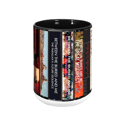 Between the Buried and Me Albums Cassette Collection Retro Accent Mug