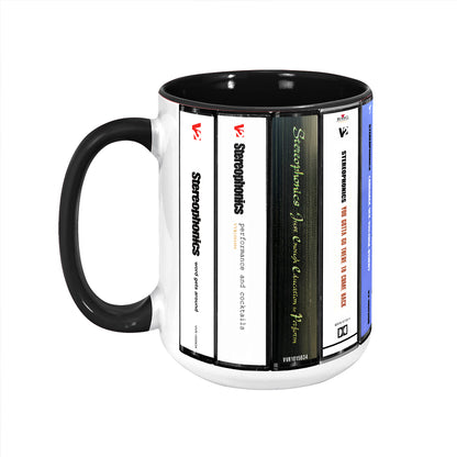 Stereophonics Albums Cassette Collection Retro Accent Mug