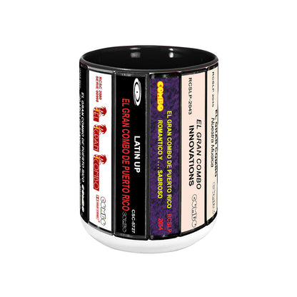 El Gran Combo de Puerto Rico Albums Cassette Collection Retro Accent Mug