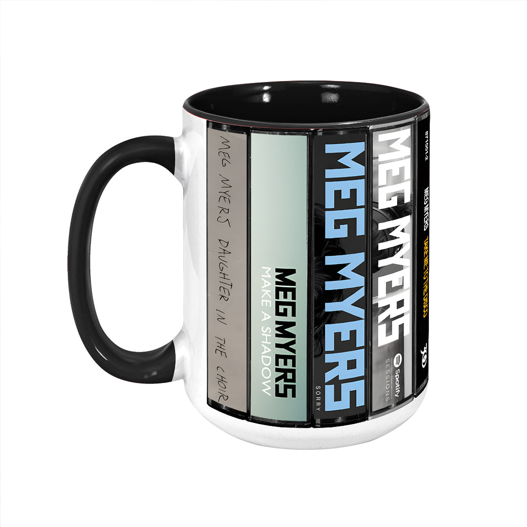 Meg Myers Albums Cassette Collection Retro Accent Mug