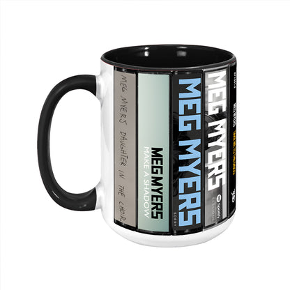 Meg Myers Albums Cassette Collection Retro Accent Mug