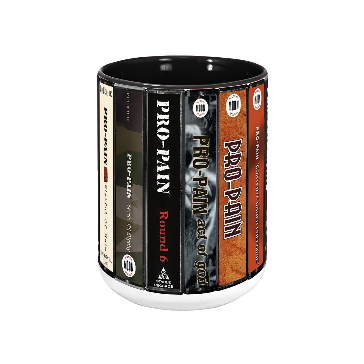 Pro-Pain Albums Cassette Collection Retro Accent Mug