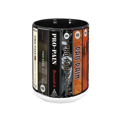 Pro-Pain Albums Cassette Collection Retro Accent Mug