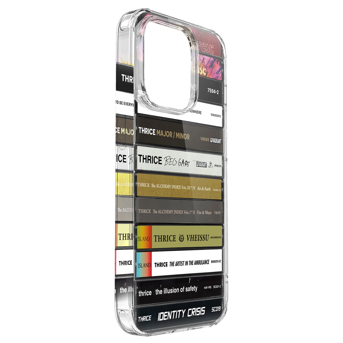 Thrice Albums Cassette Collection Retro Phone Case