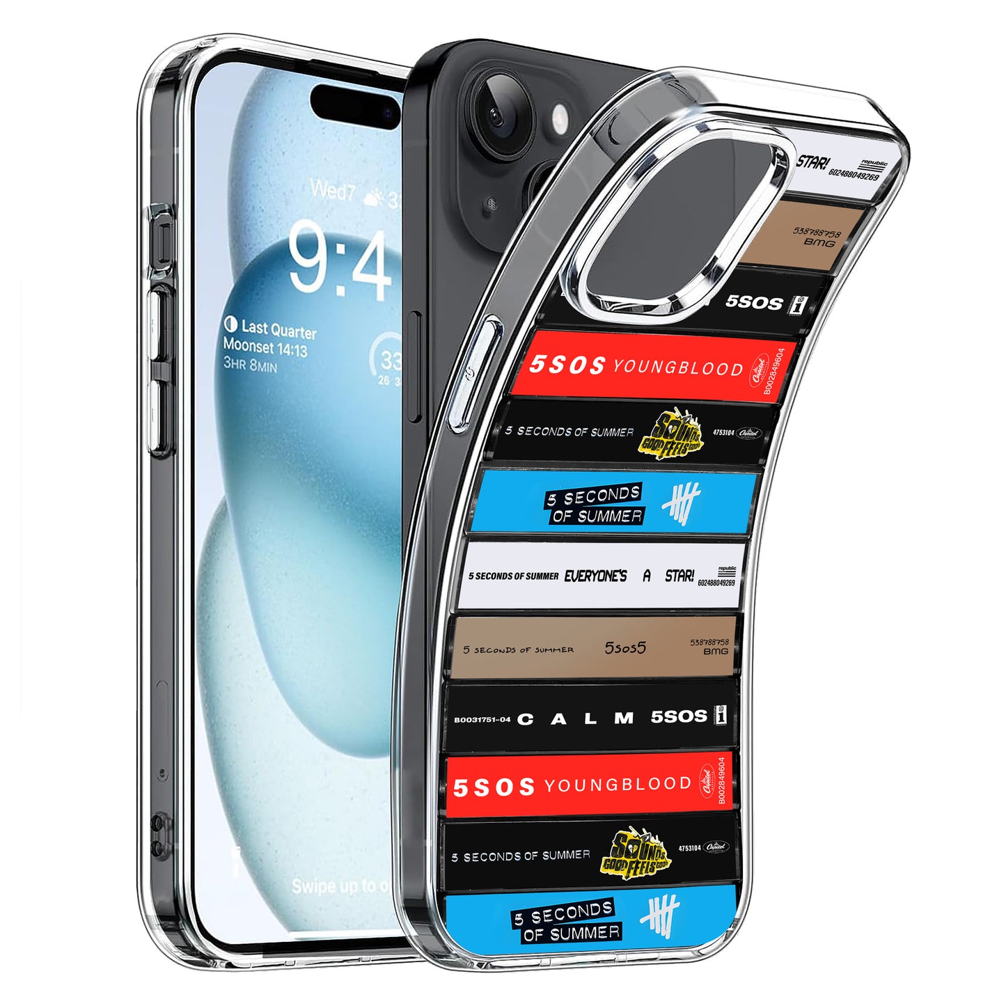 5 Seconds of Summer Albums Cassette Collection Retro Phone Case