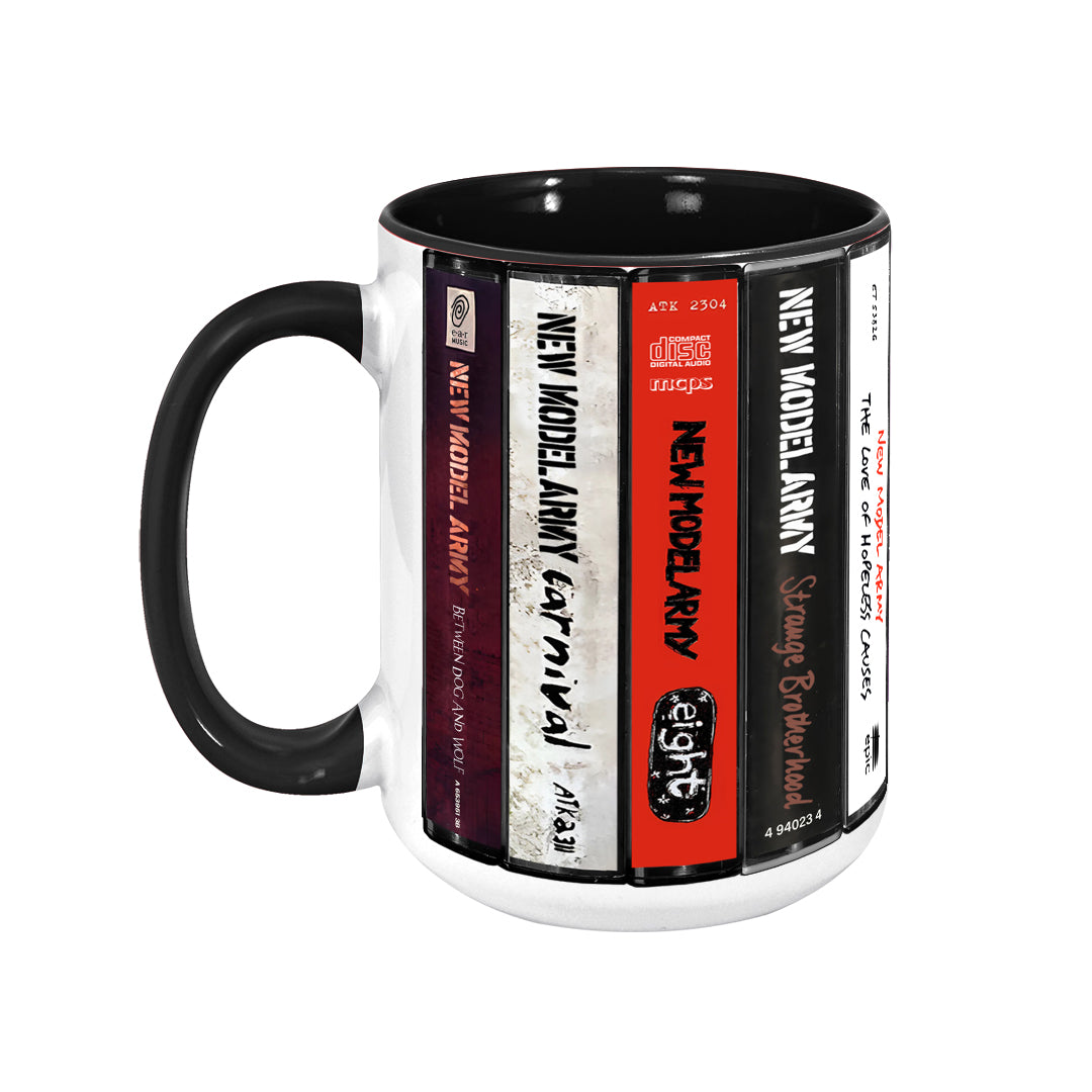 New Model Army Albums Cassette Retro Collection Accent Mug