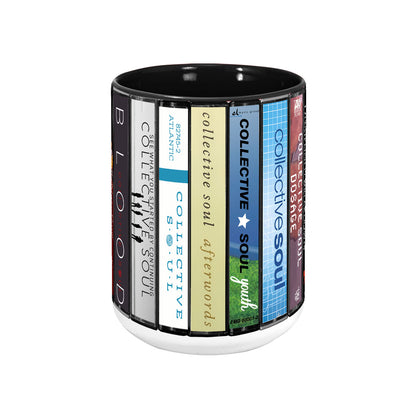 Collective Soul Albums Cassette Collection Retro Accent Mug
