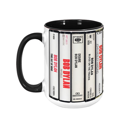 Bob Dylan Cassette Retro Collection Accent Mug