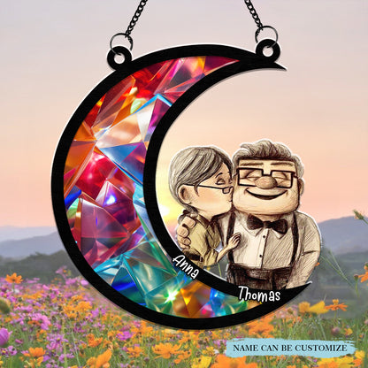 You & Me We Got This Carl & Ellie Couple 2-Layered Suncatcher