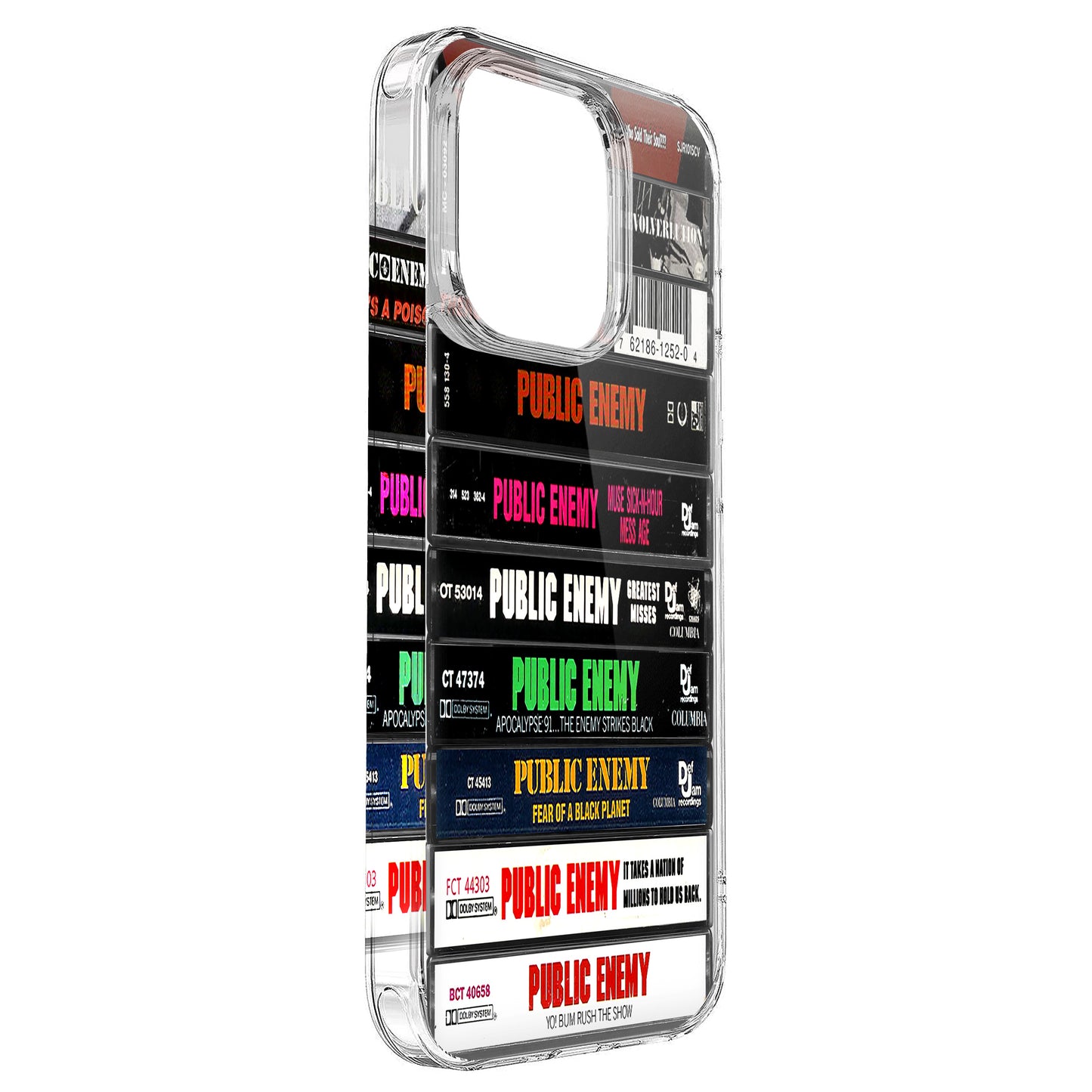 Public Enemy Albums Cassette Collection Retro Phone Case