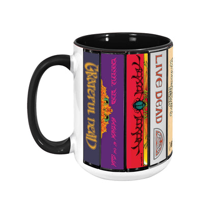 Grateful Dead Albums Cover Collection Retro Accent Mug